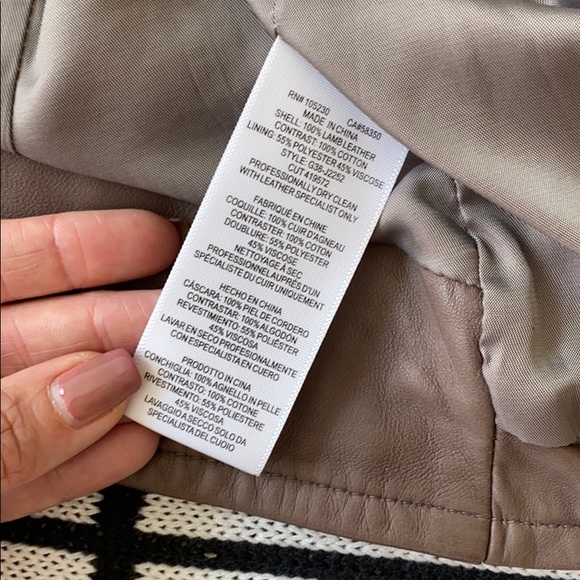 Joie lamb leather Seabrooke Moto Jacket - Picture 12 of 13